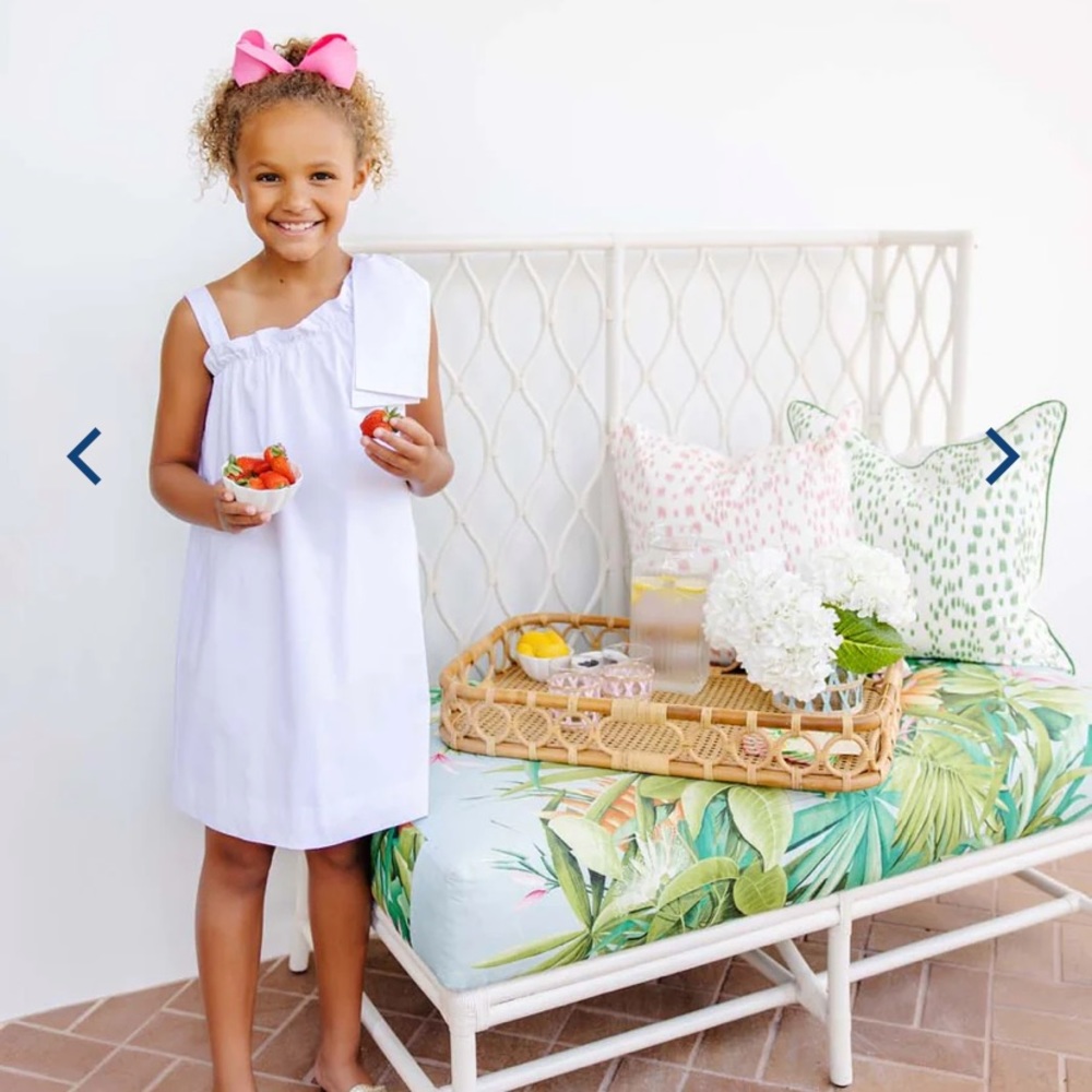 NWT Beaufort Bonnet Company Maebell Bow Dress in Worth Avenue White size 10